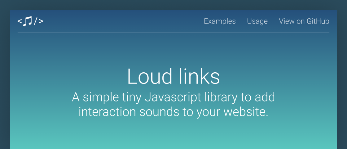 Loud Links โ JS Library